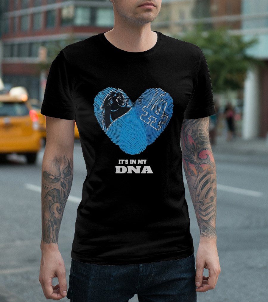 Los Angeles Dodgers Carolina Panthers It's In My DNA T-Shirt