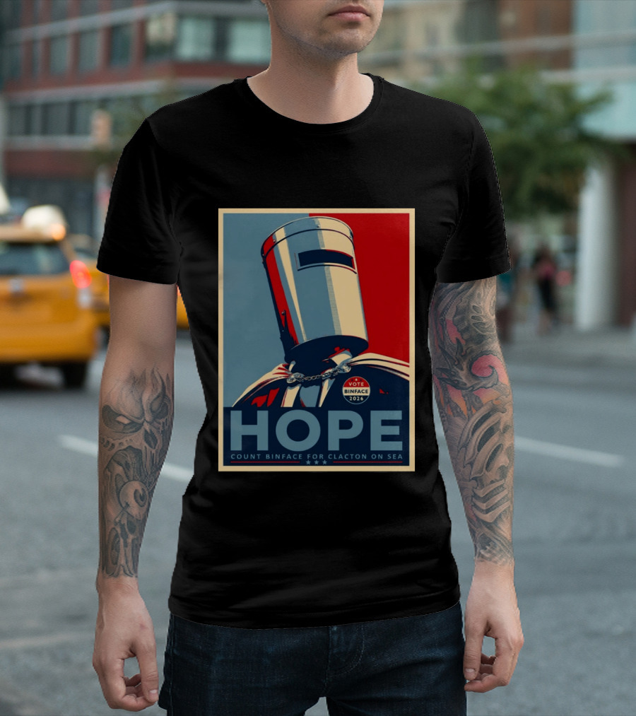 Hope Count Binface Vote Binface 2026 Clacton On Sea T-Shirt