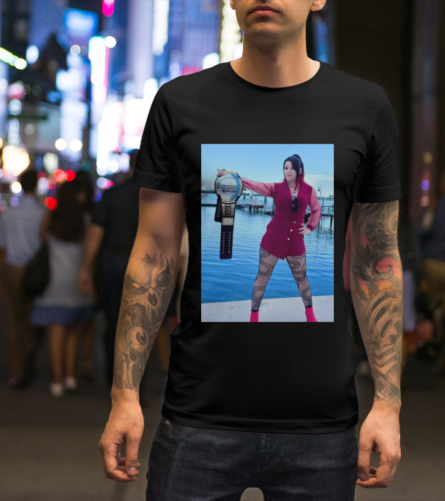 We Are At The Beach Hikaru Shida Wrestling Champion Dockside T-Shirt