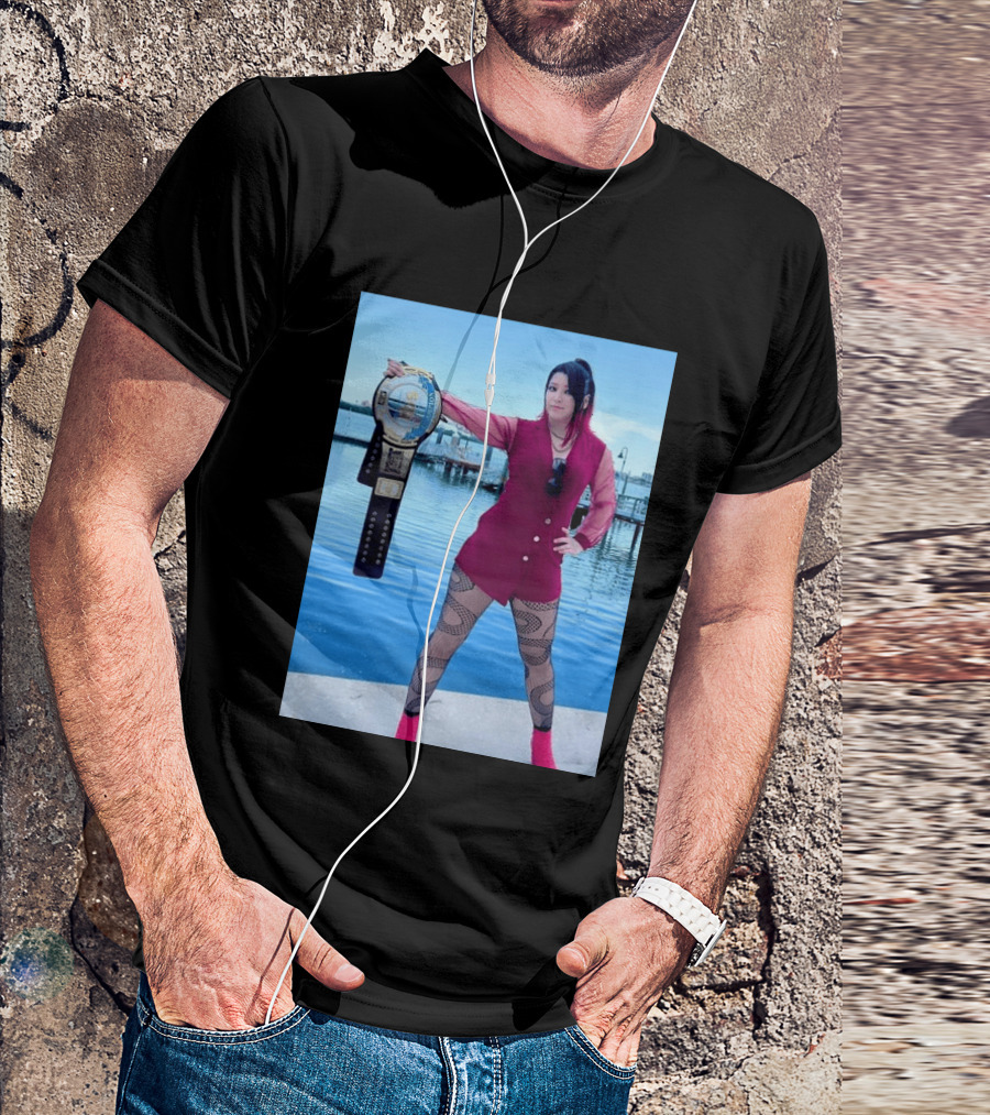We Are At The Beach Hikaru Shida Wrestling Champion Dockside T-Shirt