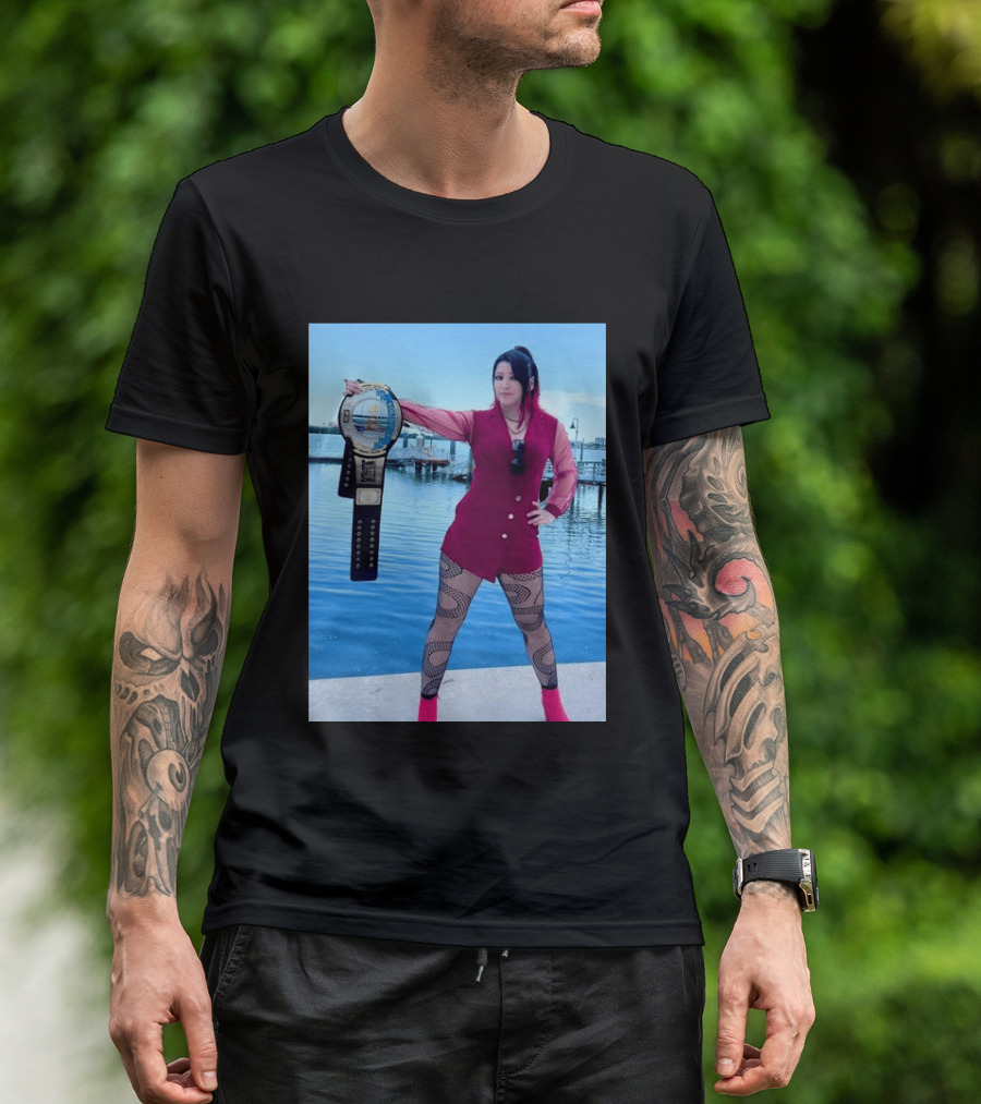 We Are At The Beach Hikaru Shida Wrestling Champion Dockside T-Shirt