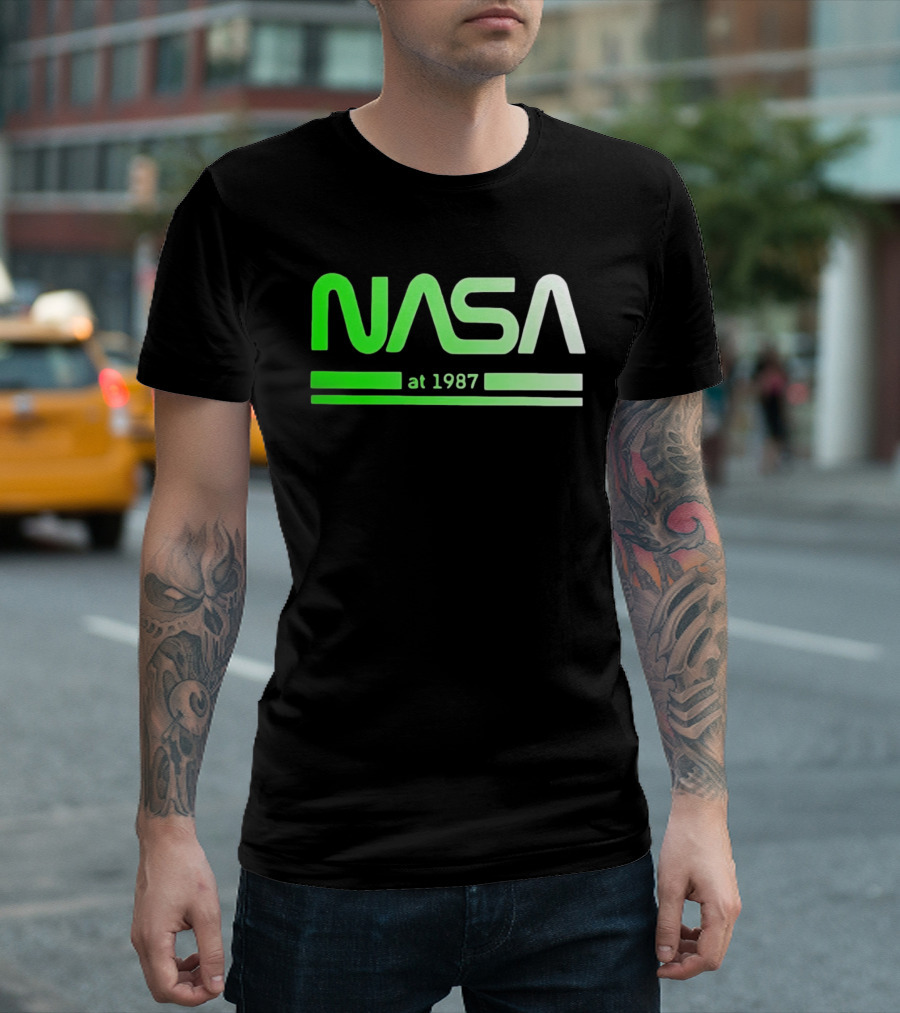 NASA Neon Green 1987 T-Shirt