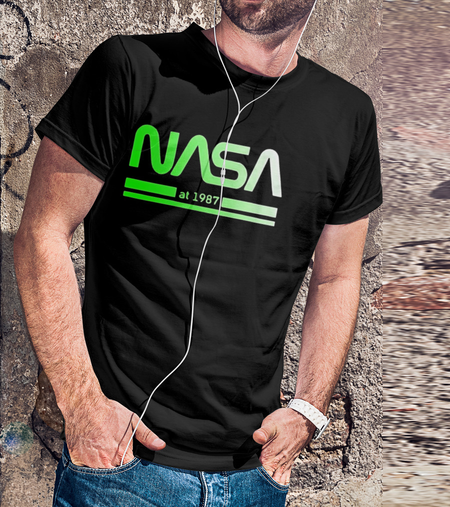 NASA Neon Green 1987 T-Shirt
