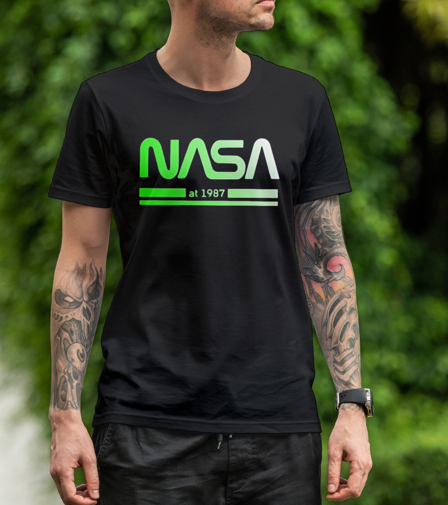 NASA Neon Green 1987 T-Shirt