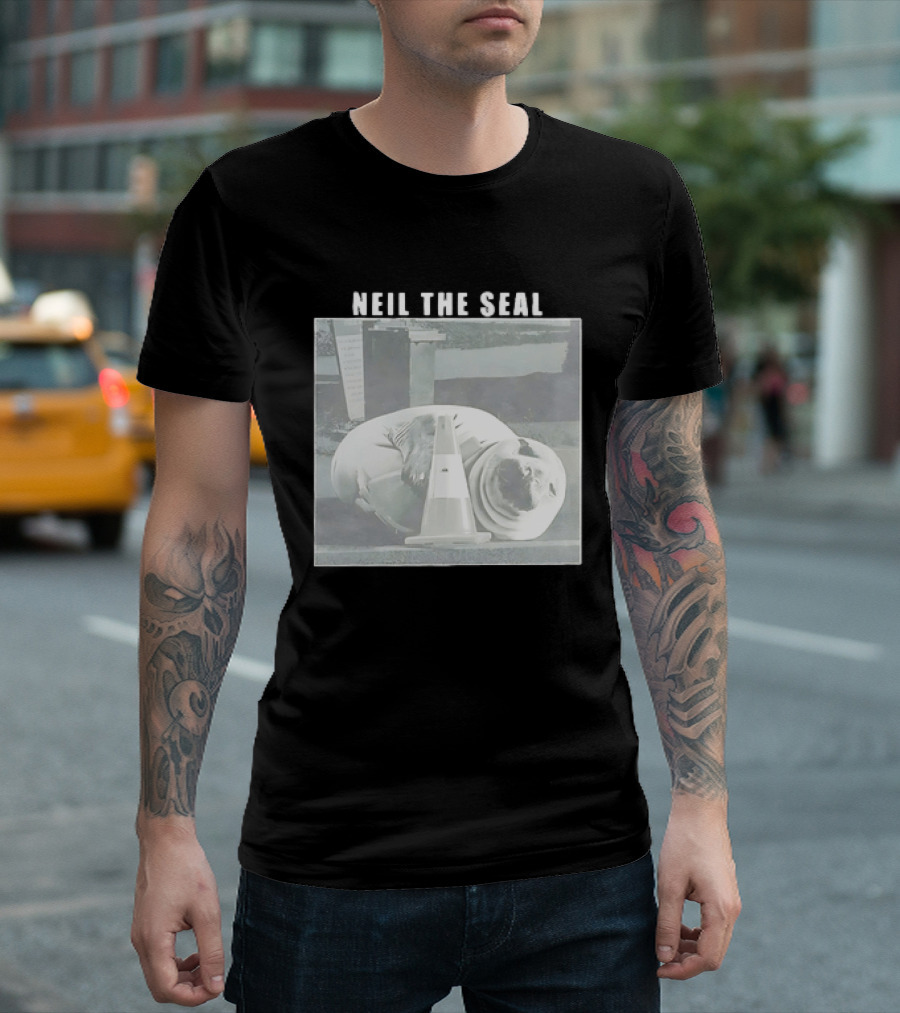 Neil The Seal With Traffic Cone Become Ungovernable T-Shirt
