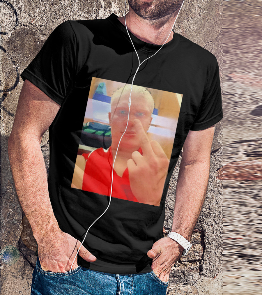Norway Erling Haaland Middle Finger Selfie T-Shirt