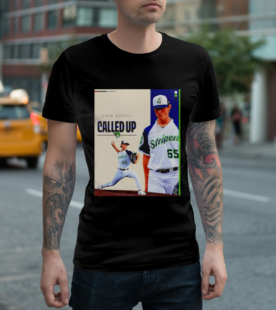 Owen Murphy Called Up Stripers 65 Player Announcement T-Shirt