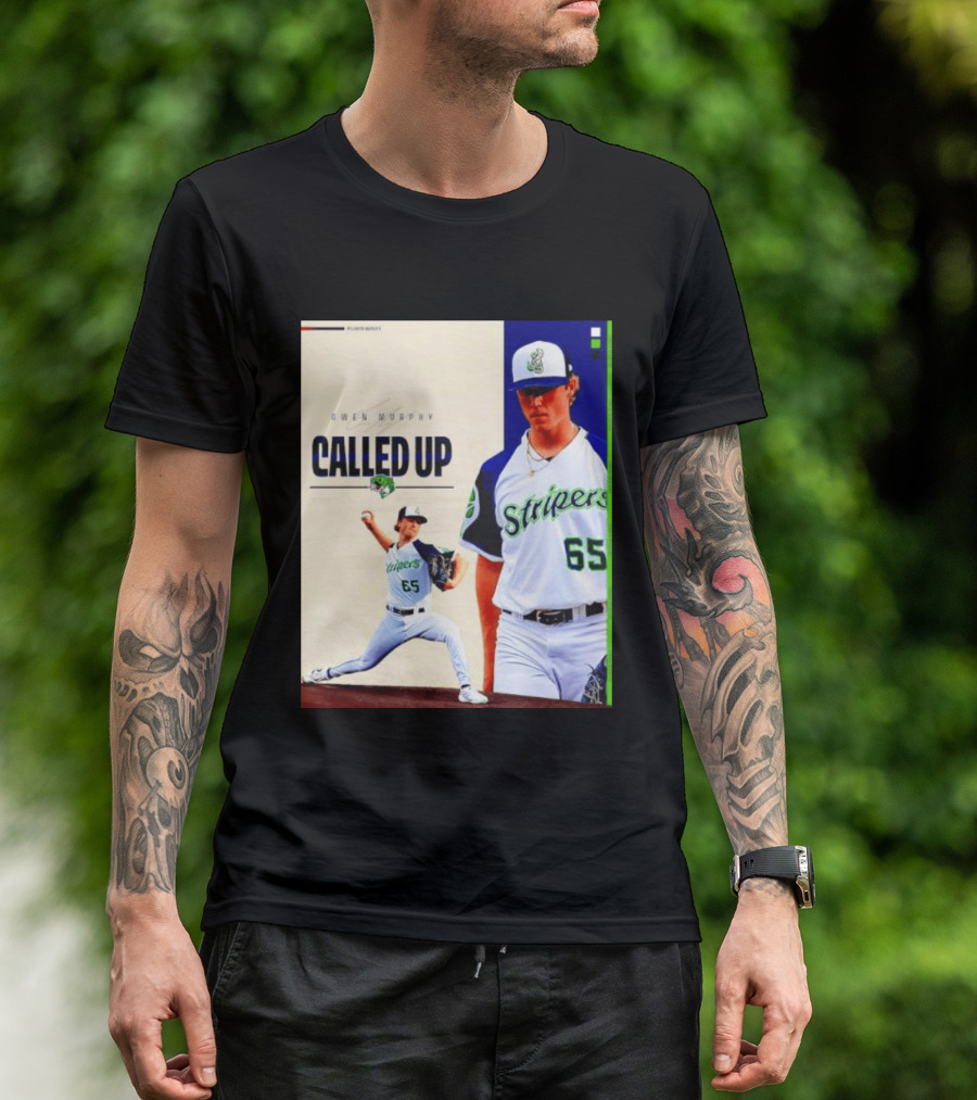 Owen Murphy Called Up Stripers 65 Player Announcement T-Shirt