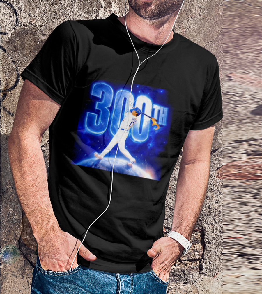 Shohei Ohtani 300th Home Run 17 Power Swing Los Angeles Dodgers T-Shirt
