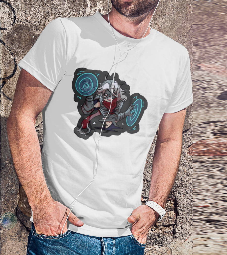 Chibi Warrior Anime Magic Casting Enchanted Spells Gaming Adventure T-Shirt
