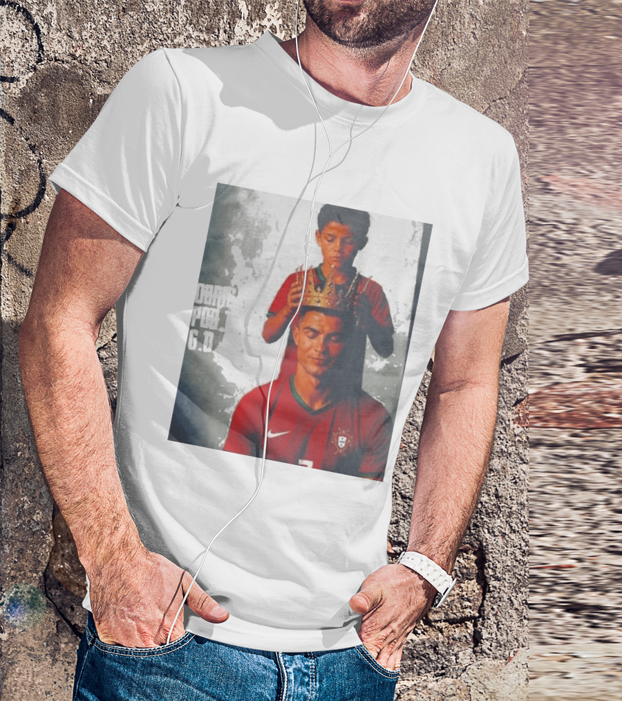 Cristiano Ronaldo Portugal Obrigado Por Tudo GOAT Crowned King Soccer Legend T-Shirt