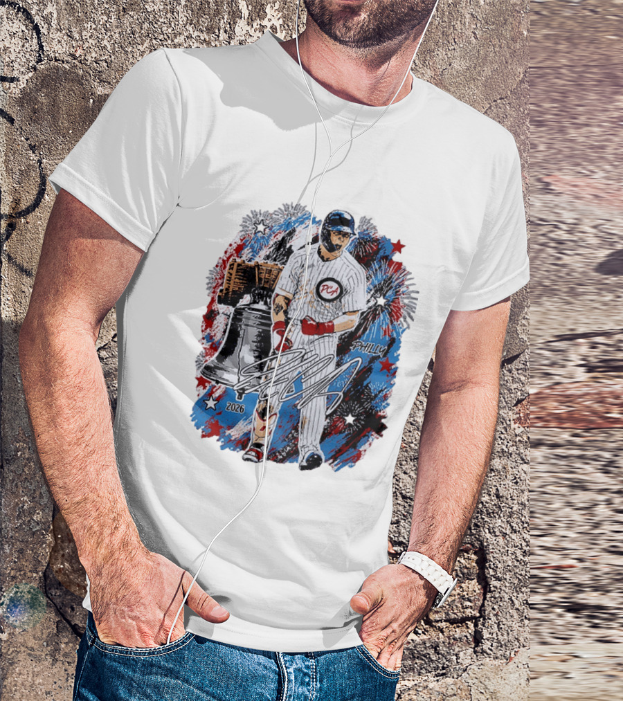 Pete Crow Armstrong Philly 2026 PCA Liberty Bell Fireworks MLB All Star Celebration T-Shirt