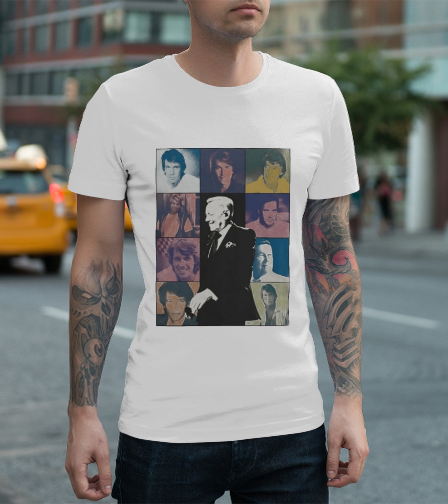 Roland Kaiser Ein Leben Für Die Musik Pop Art Tribute Collage T-Shirt