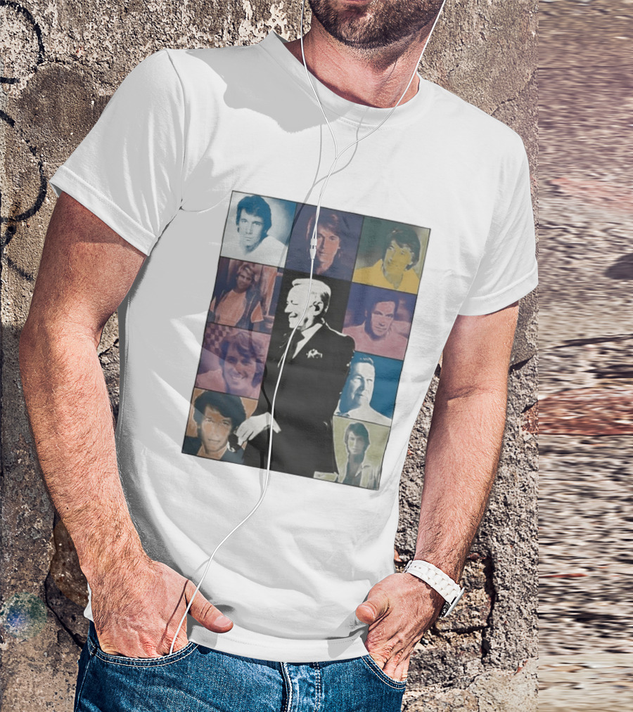 Roland Kaiser Ein Leben Für Die Musik Pop Art Tribute Collage T-Shirt