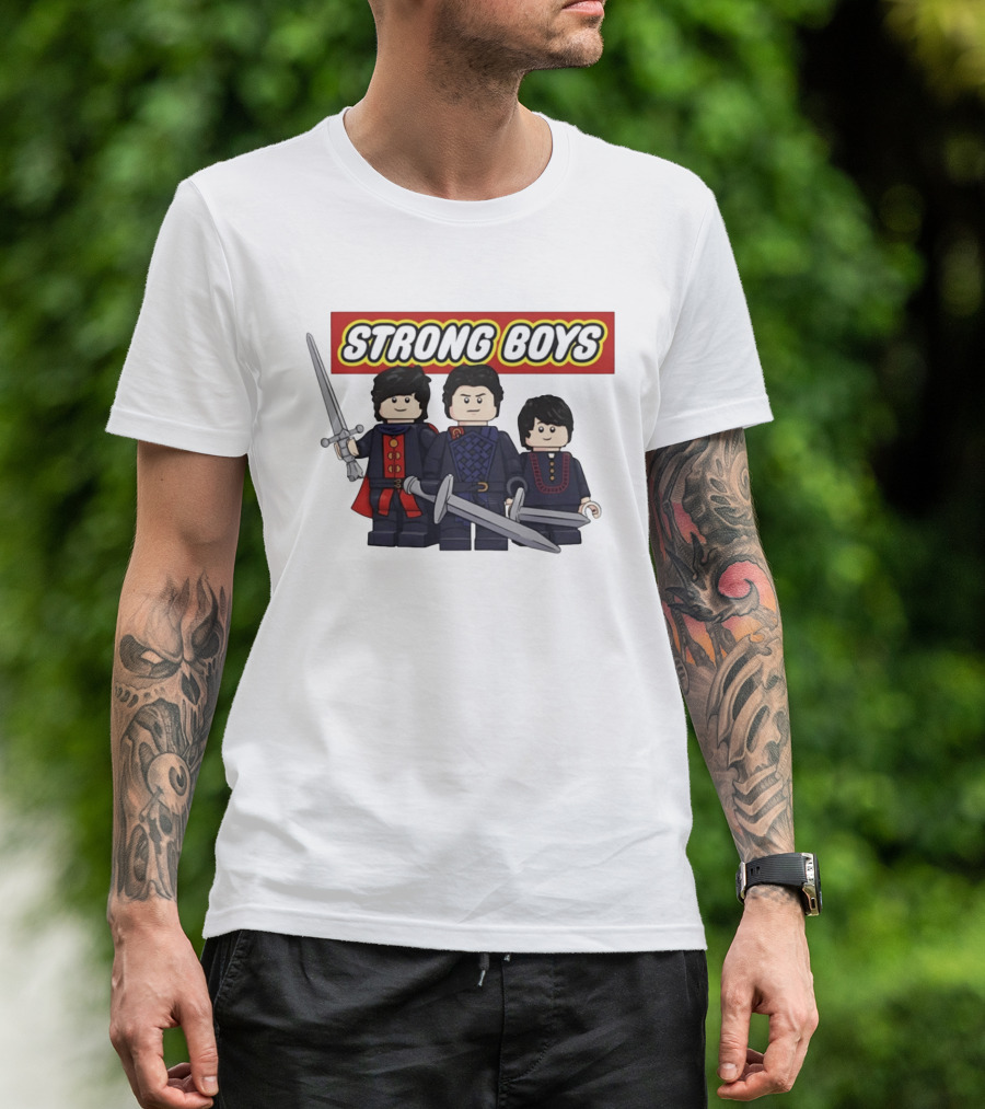 Strong Boys Lego Characters House Of The Dragon Fantasy Figures T-Shirt
