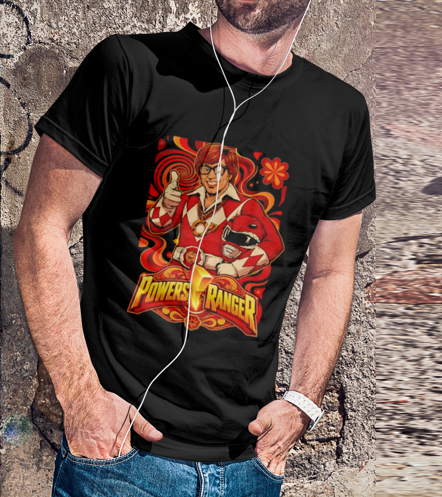 Powers Ranger Austin Powers Power Rangers T-Shirt