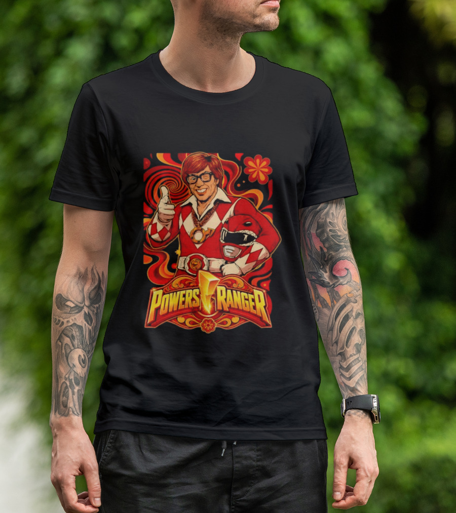 Powers Ranger Austin Powers Power Rangers T-Shirt