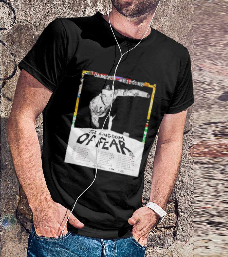 Cameron Whitcomb The Kingdom Of Fear Tour 2026 Dates And Locations T-Shirt