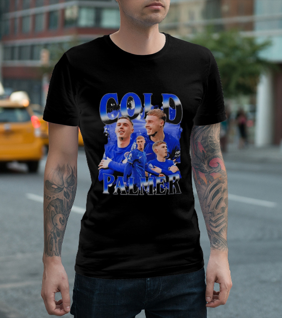 Cole Palmer Chelsea FC Cold Palmer Bootleg Soccer Player T-Shirt