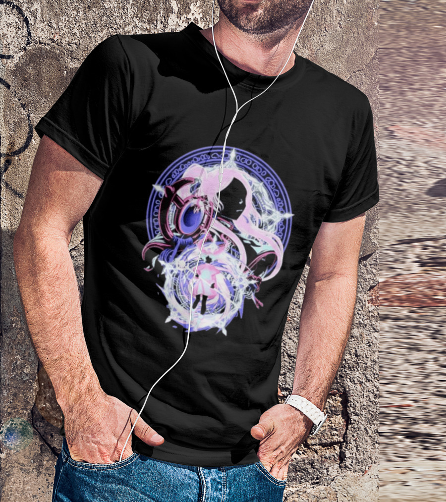 Frieren Beyond Journey's End Anime Character Art With Magical Circle T-Shirt