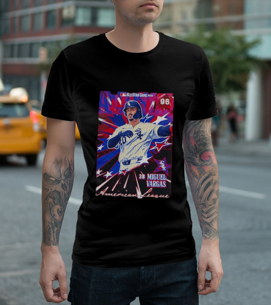 MLB All Star Game 2026 Miguel Vargas Chicago White Sox 3B American League 96 T-Shirt