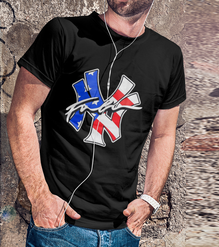 MLB New York Yankees Stars And Stripes American Flag T-Shirt