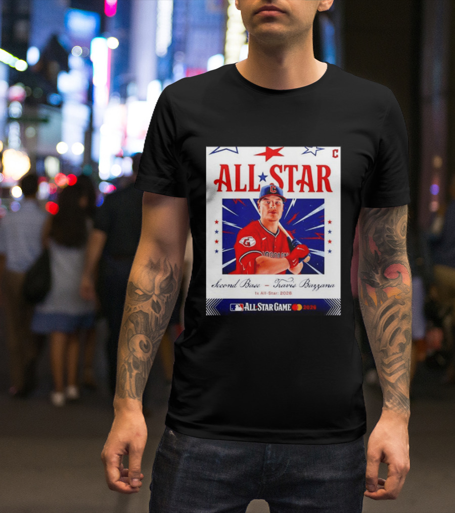Travis Bazzana 2026 MLB All Star Game Second Base Player Card T-Shirt