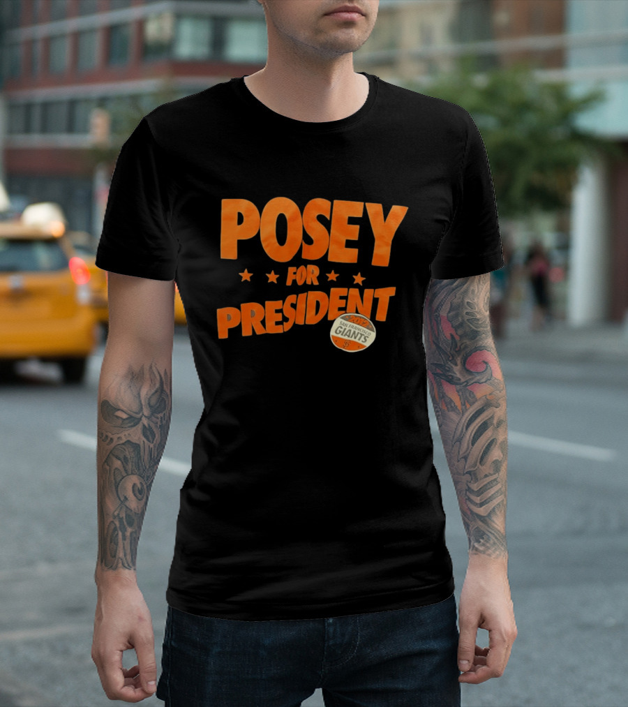 Posey For President 2012 San Francisco Giants T-Shirt