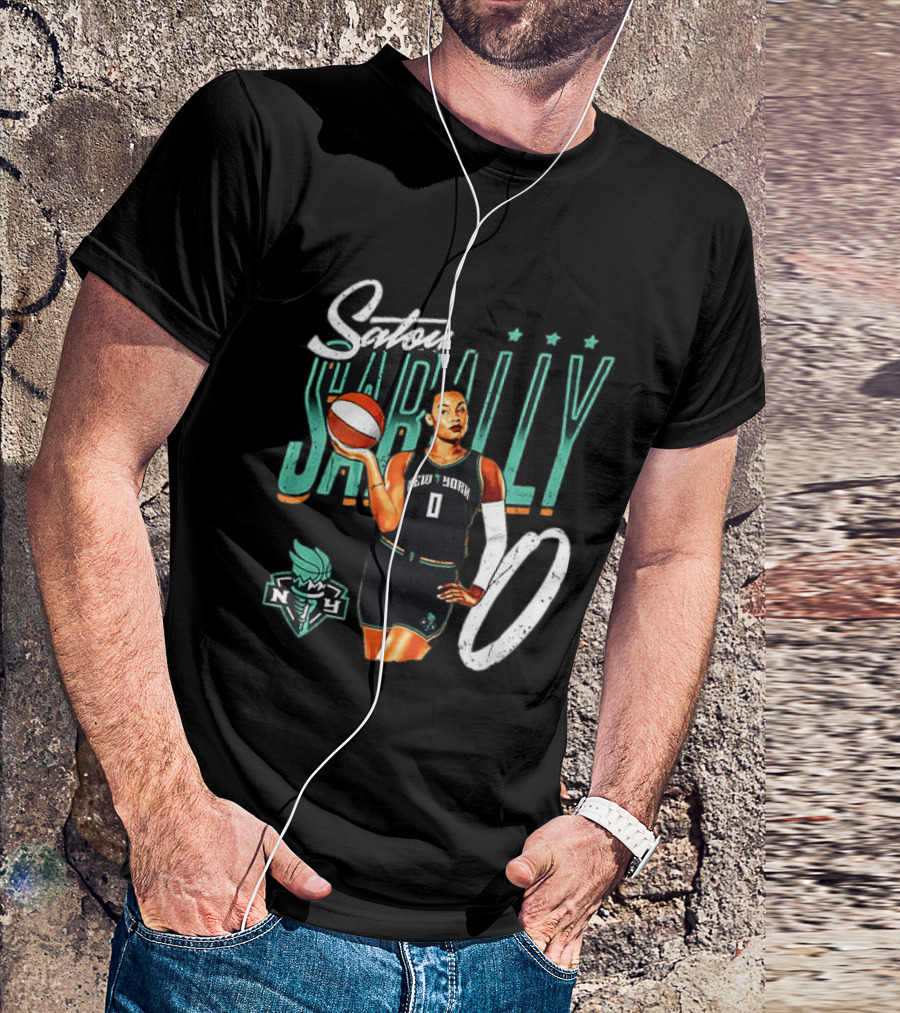 Satou Sabally New York Liberty Basketball 00 WNBA Player T-Shirt