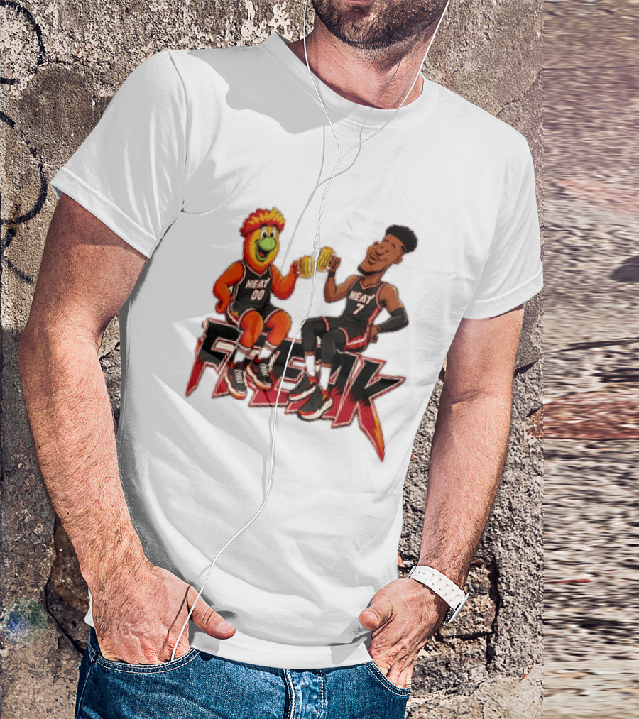 Cheers To The Freak Heat Giannis Burnie Miami T-Shirt