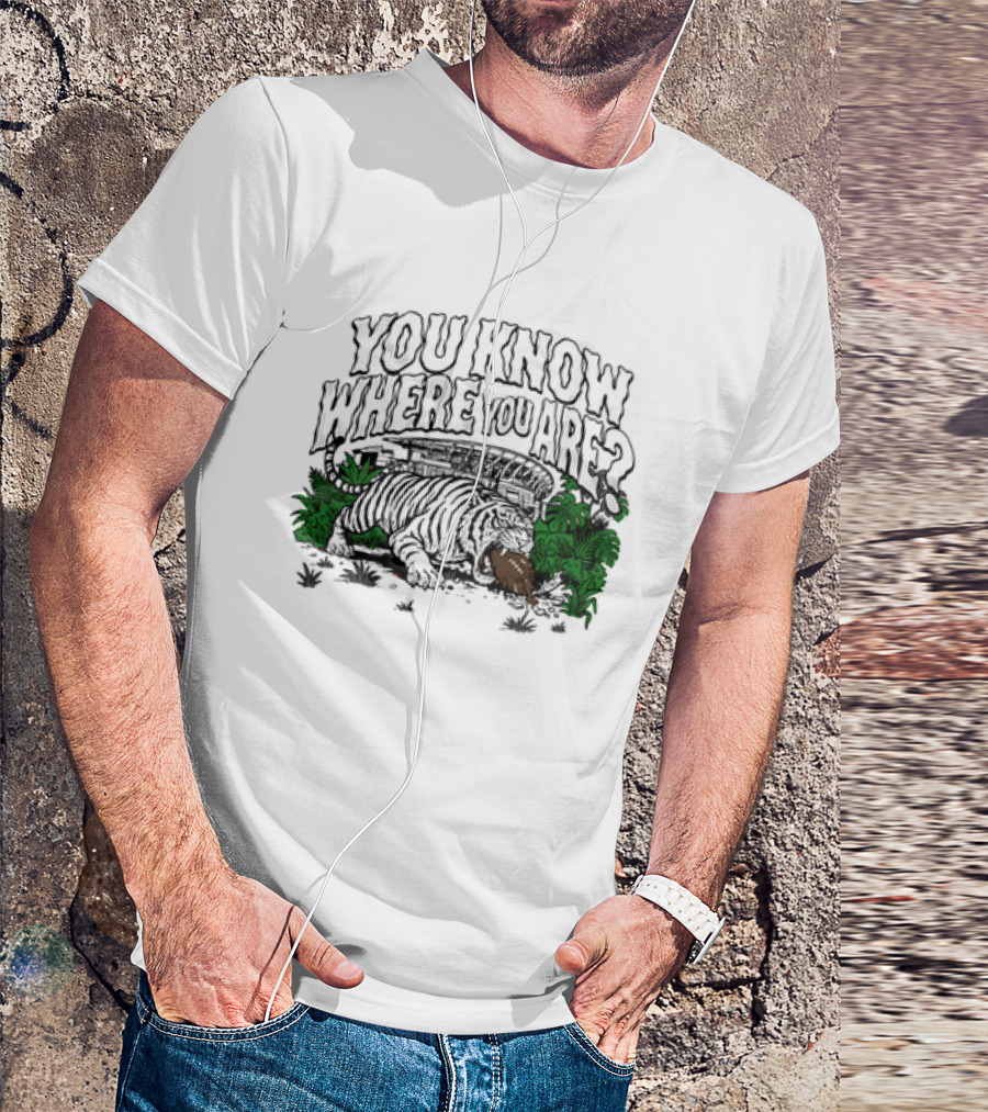 Cincinnati Bengals Tiger You Know Where You Are Jungle T-Shirt