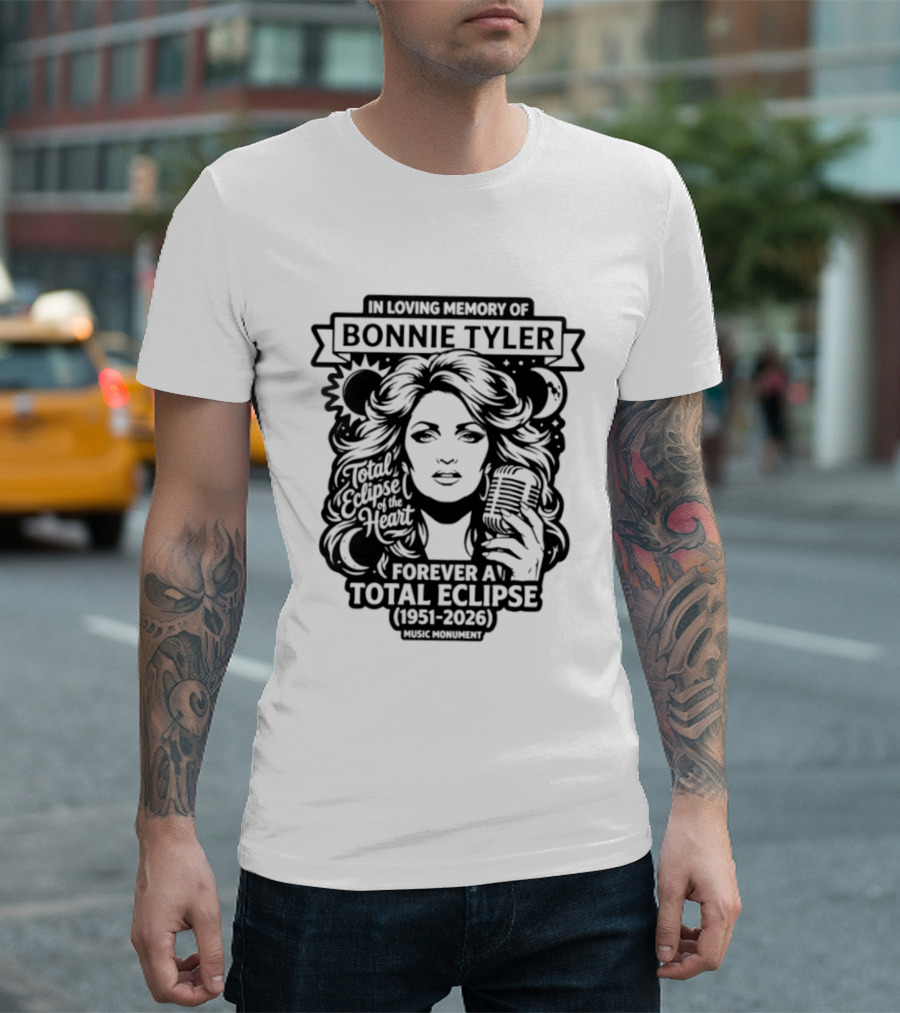 Bonnie Tyler Forever A Total Eclipse 1951 2026 T-Shirt