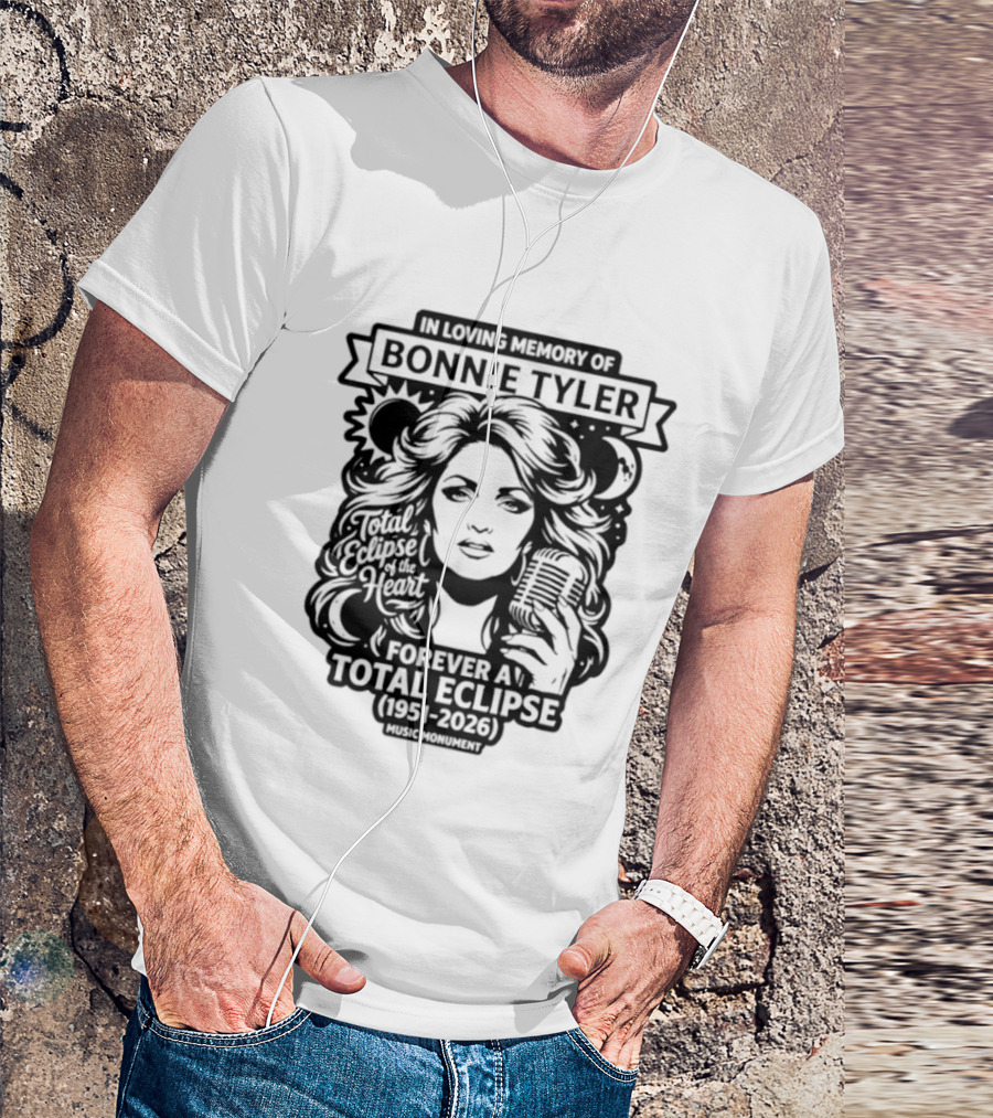 Bonnie Tyler Forever A Total Eclipse 1951 2026 T-Shirt