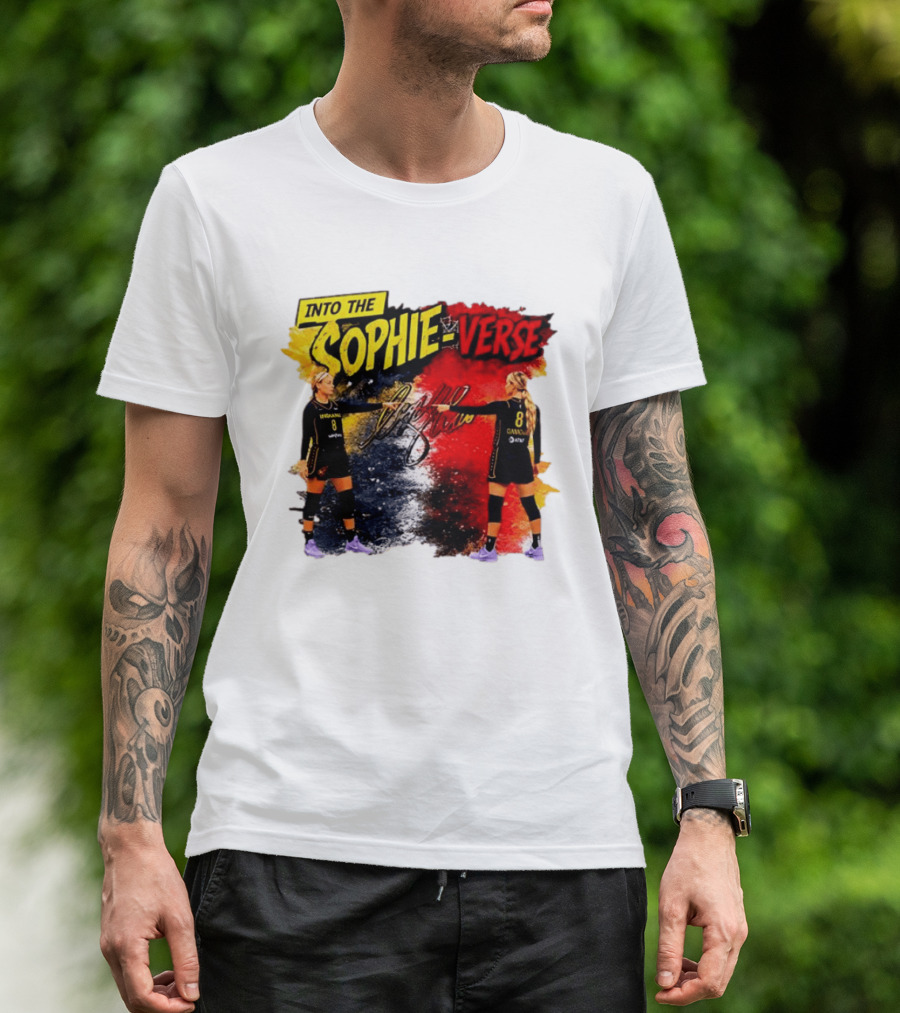 Into The Sophie Verse Sophie Cunningham Indiana Fever WNBA T-Shirt