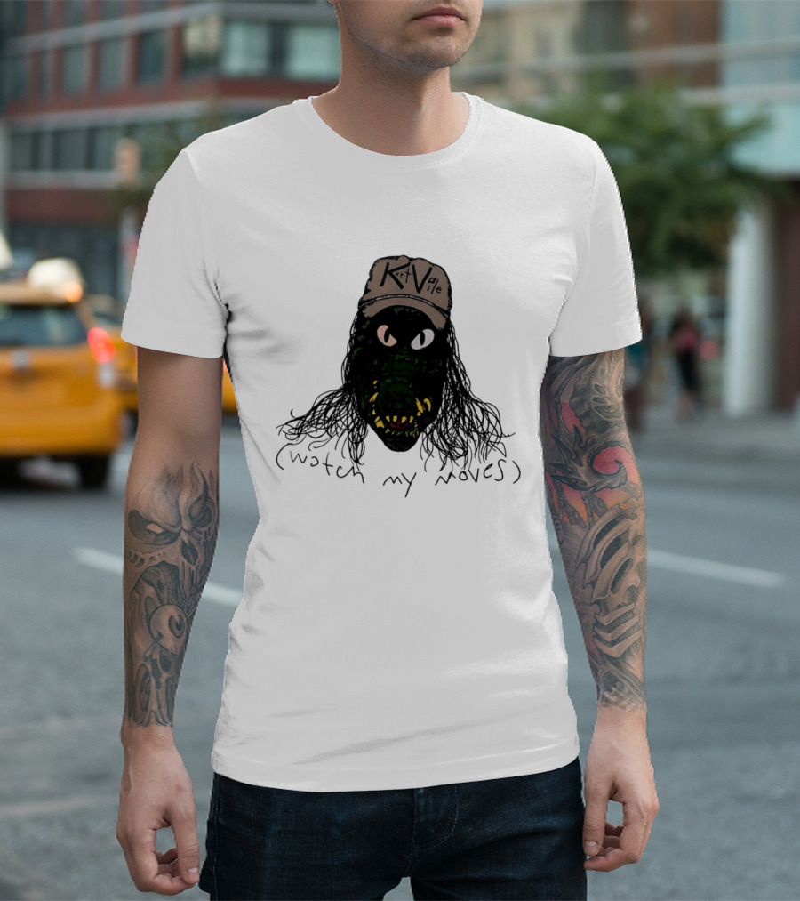 Kurt Vile My Moves Indie Rock Monster Hat T-Shirt
