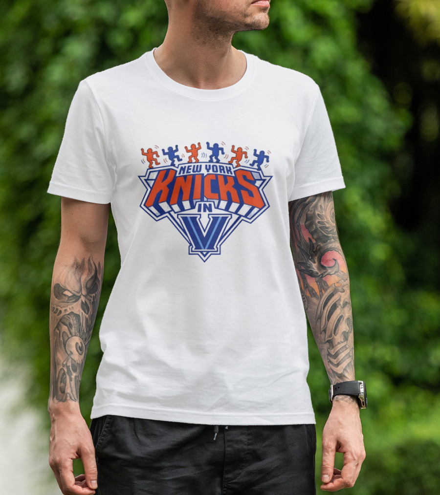 New York Knicks Vs Villanova 2026 Basketball Game Event T-Shirt