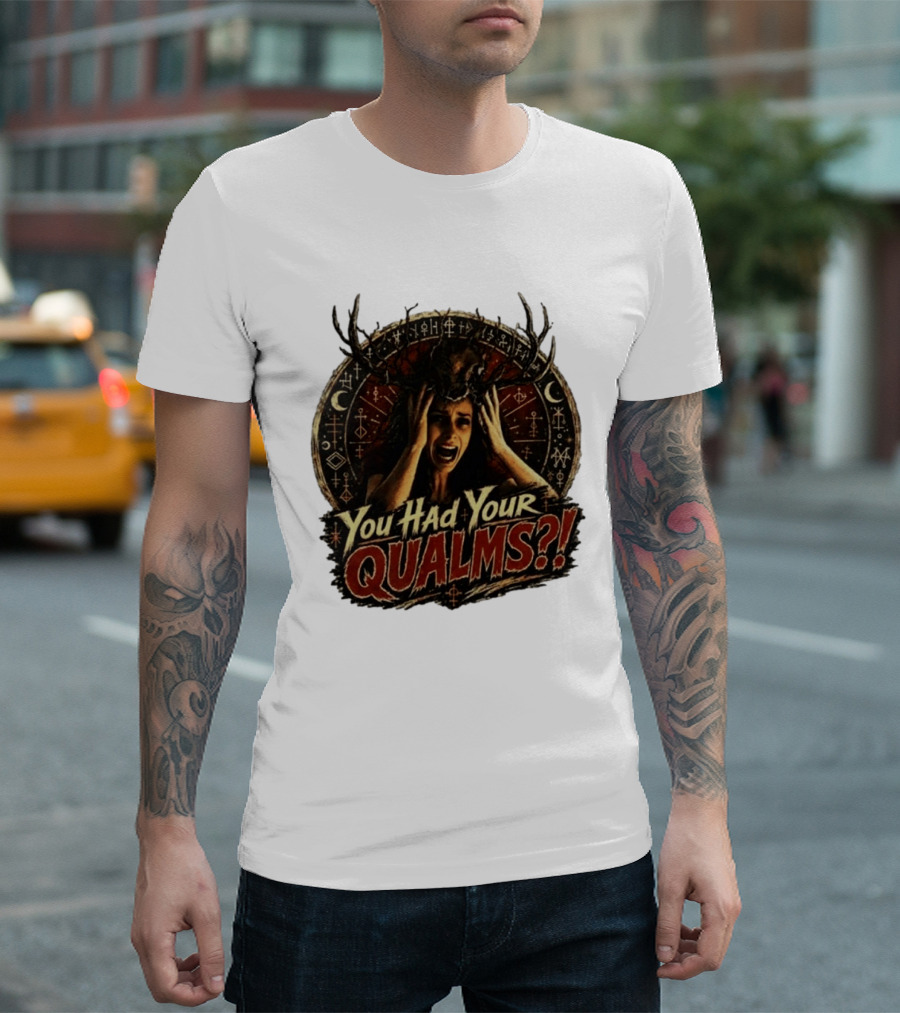 Patricia Widows Bay You Had Your Qualms Ritual Symbolism Antlered Figure T-Shirt