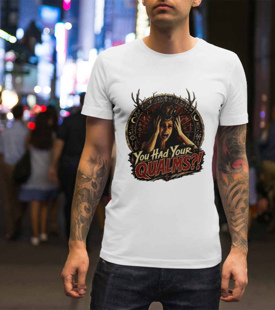 Patricia Widows Bay You Had Your Qualms Ritual Symbolism Antlered Figure T-Shirt