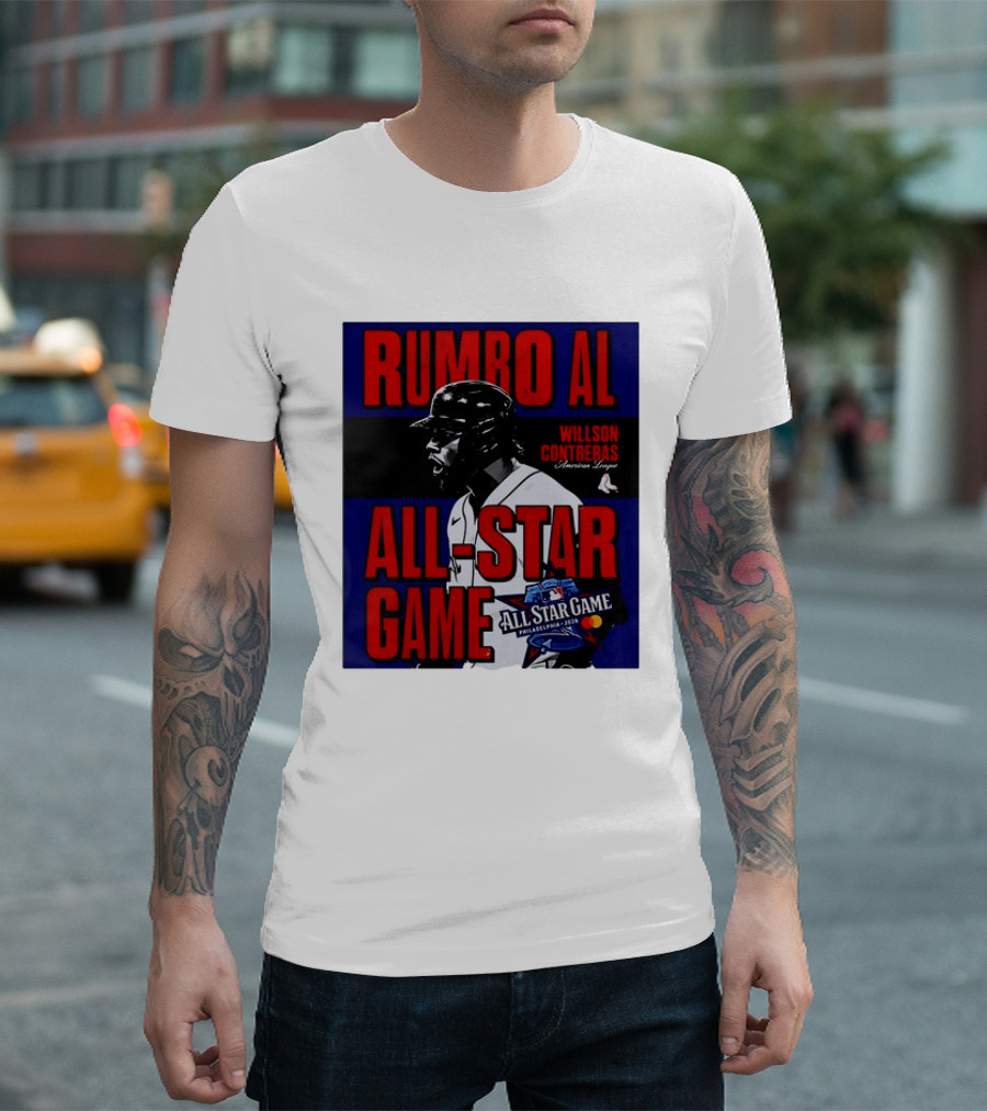 Rumbo AL All Star Game 2026 Willson Contreras Boston Red Sox Philadelphia T-Shirt