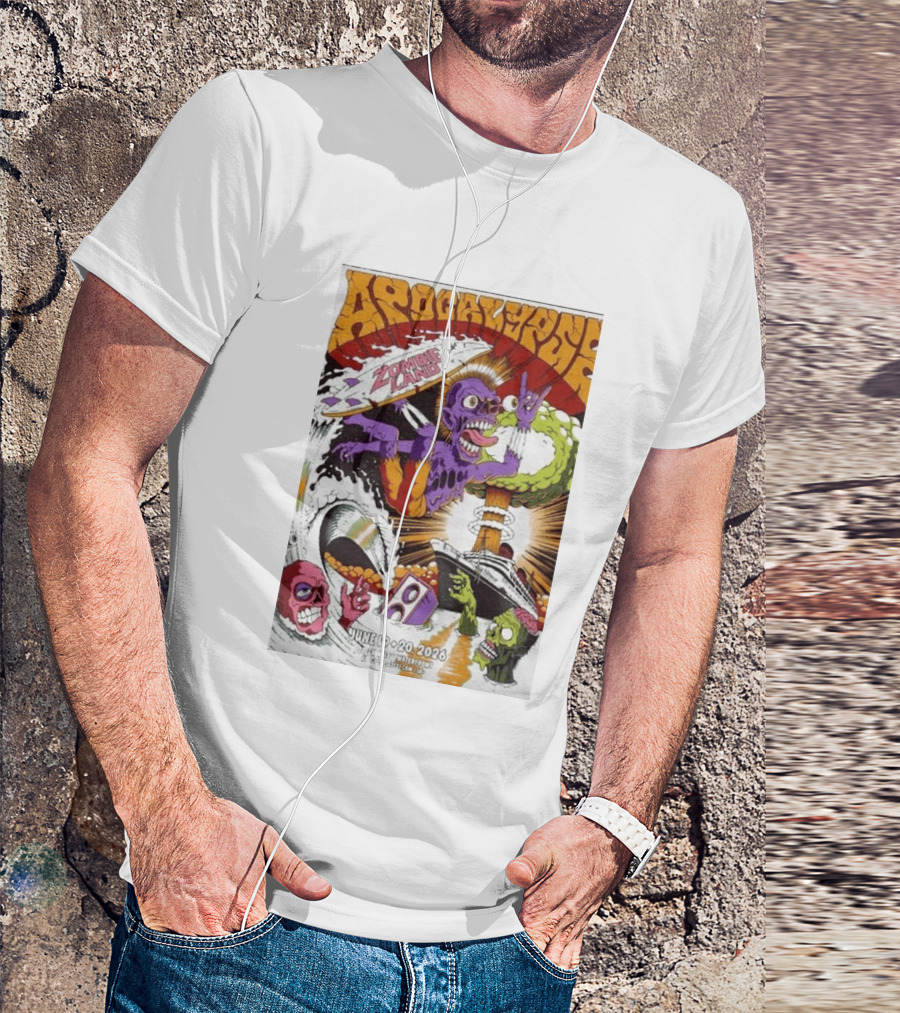 Zombie Land Apocalypse June 19 20 2026 Waterfront Event T-Shirt