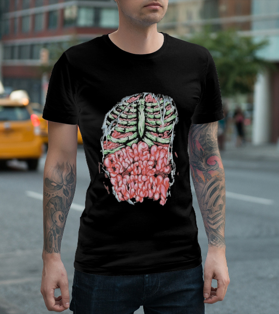 Bring Me The Horizon BMTH Ribcage Skeleton 2026 T-Shirt