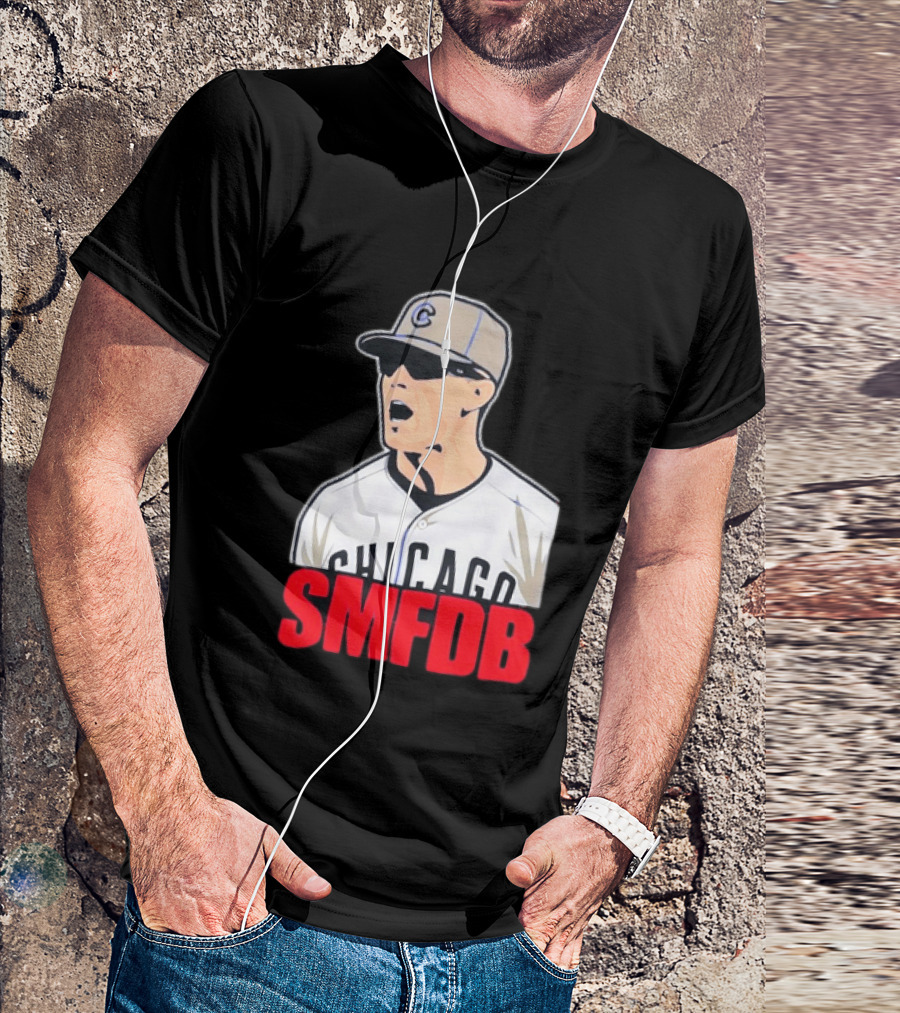 Chicago Cubs SMFDB Manager Yelling Iconic Baseball Team Fan T-Shirt