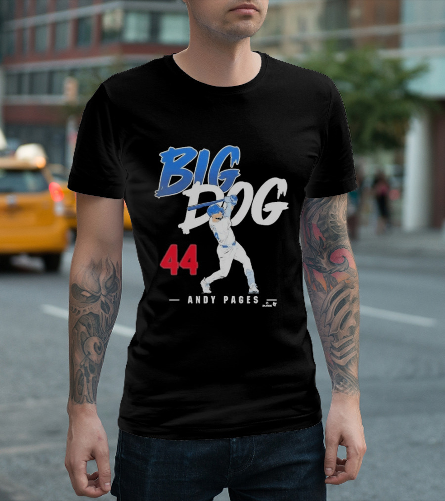 MLB Los Angeles Dodgers Andy Pages 44 Big Dog T-Shirt