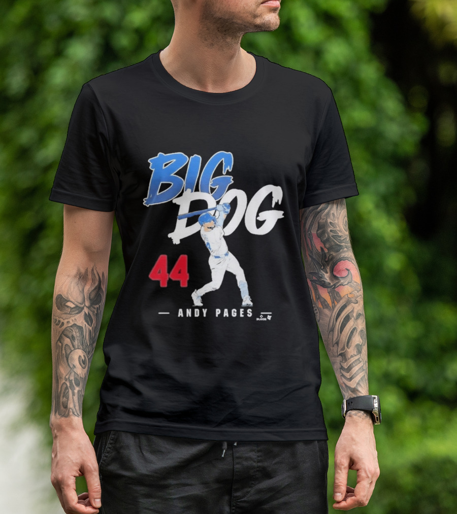 MLB Los Angeles Dodgers Andy Pages 44 Big Dog T-Shirt