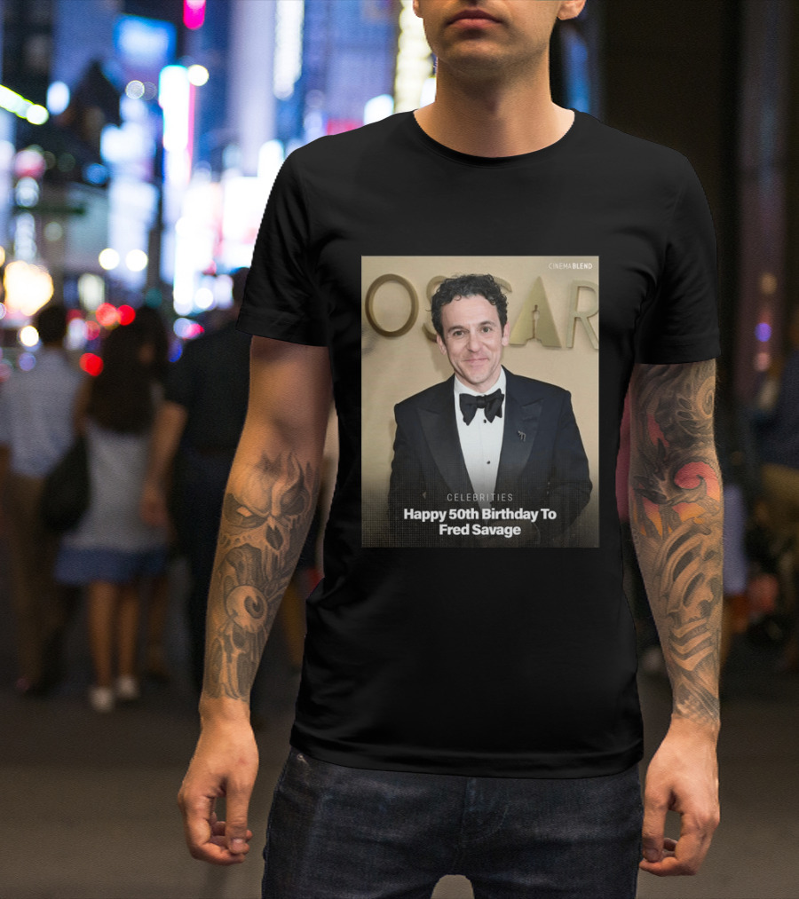 Happy 50th Birthday To Fred Savage CinemaBlend Celebrities T-Shirt