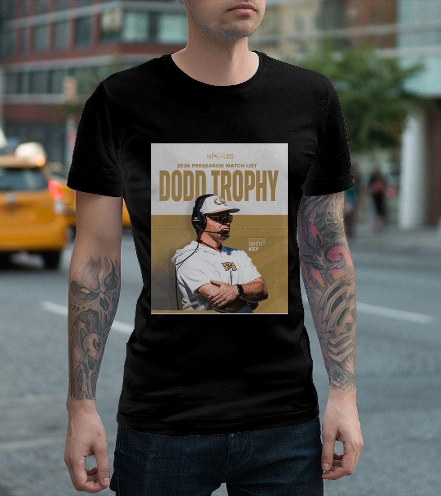 2026 Preseason List Dodd Trophy Head Coach Brent Key T-Shirt