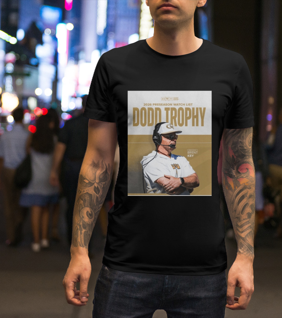 2026 Preseason List Dodd Trophy Head Coach Brent Key T-Shirt