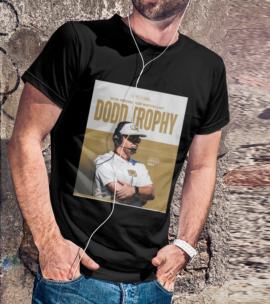 2026 Preseason List Dodd Trophy Head Coach Brent Key T-Shirt
