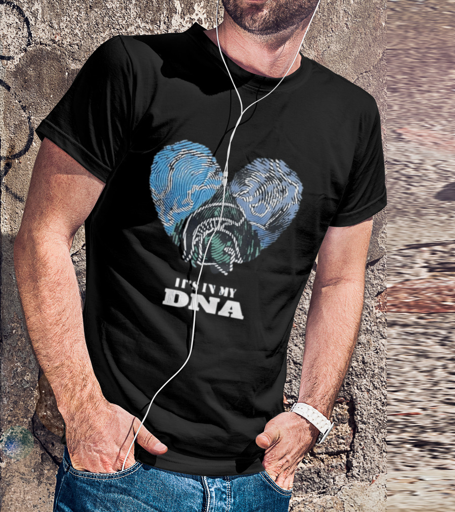 Heart Fingerprint Dog Breed Lover It's In My DNA T-Shirt