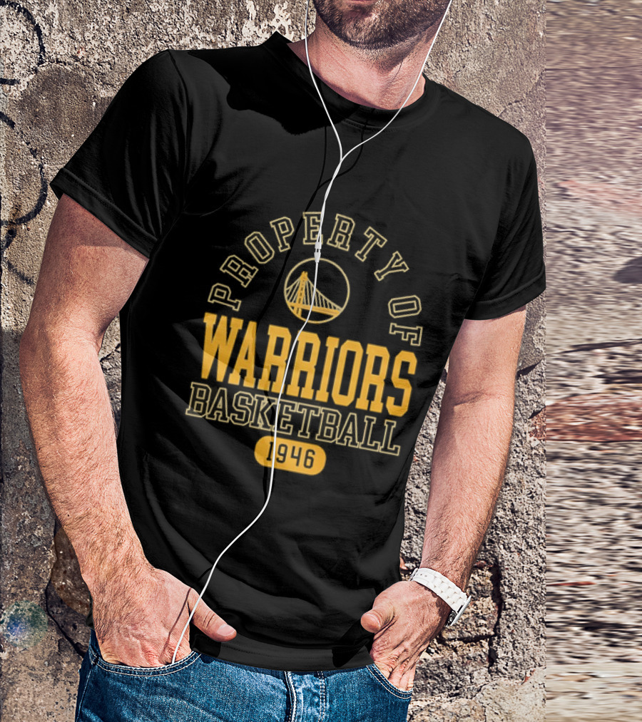 Property Of Warriors Basketball 1946 Golden State Iconic Team Heritage T-Shirt